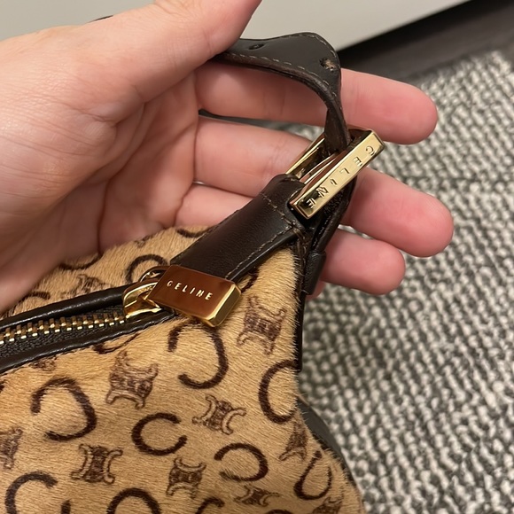 CELINE | Vintage Pony Hair Macadam Ava Style Bag - Picture 4 of 16